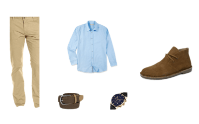 Here is an idea for casual dress wear for men